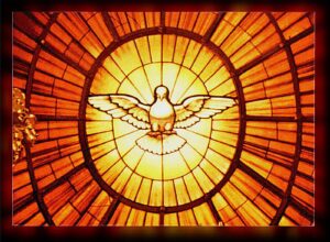 Holy Spirit descending as a dove