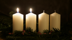 Advent Candles at Christmas