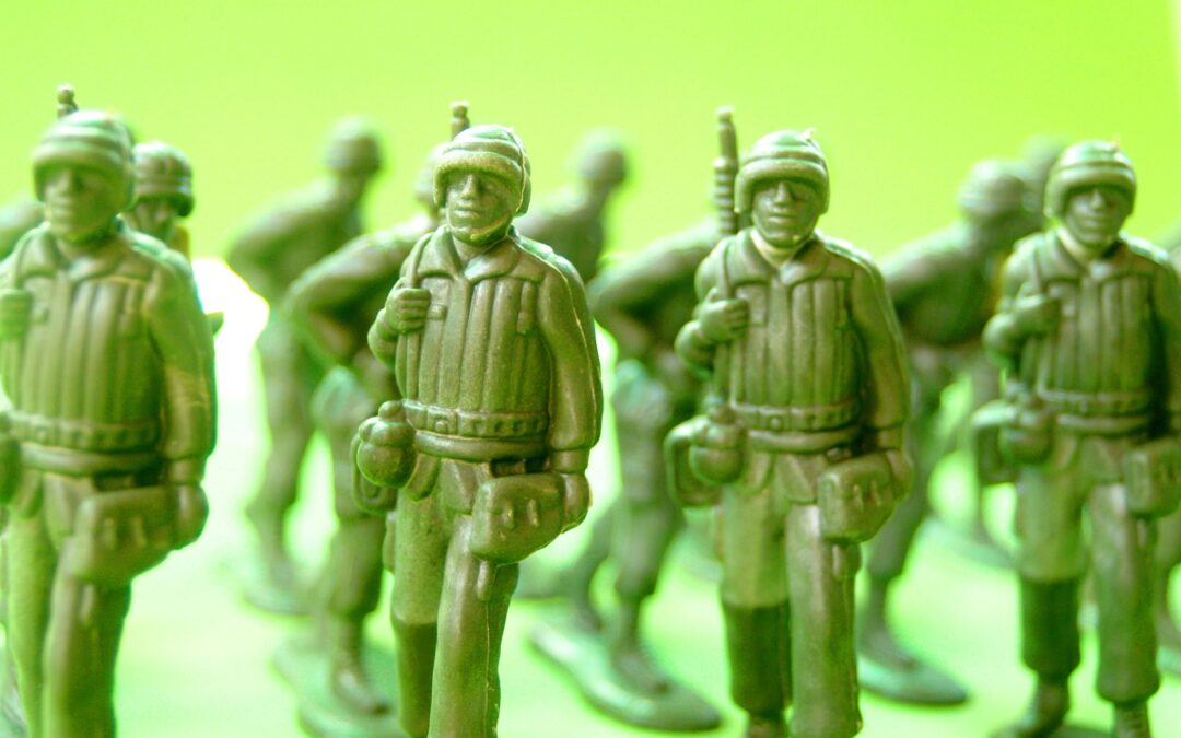 Soldiers on the ground